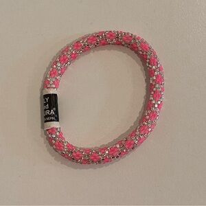 Lily and Laura Designer Pink Beaded Bracelet